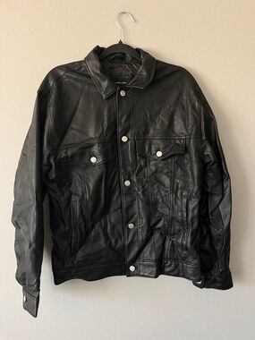 Abercrombie & Fitch Faux Leather Biker Jacket